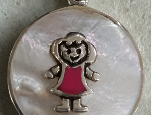 COLGANTE PLATA NACAR NIÑA