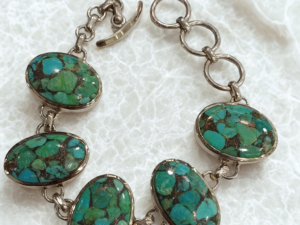 PULSERA PLATA TURQUESA