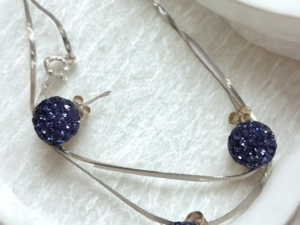 CONJUNTO PLATA CRISTAL