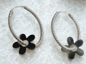 AROS PLATA LISA FLOR